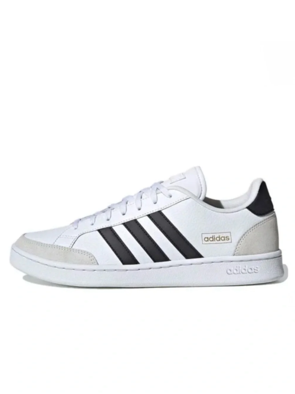 Adidas Men’s‎ Classic Grand Court SE Sneaker Tennis Shoe, White/Black, Size 9.5